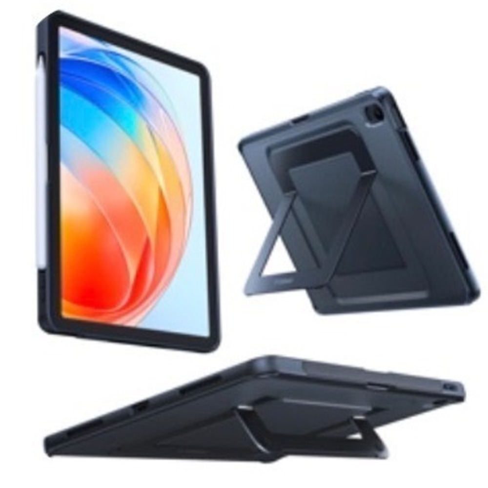 Torras iPad Air 11 inch Case Black Frosted Rugged Kickstand Pencil Holder